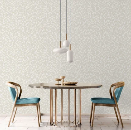 Beige Embossed Wallpaper – Understated Glitter (24106-3)